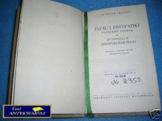 ŻYCIE I PRZYPADKI DODOSIŃSKIEGO - F.Skarbek