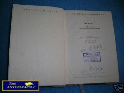 DEMONY T.III - H. von Doderer