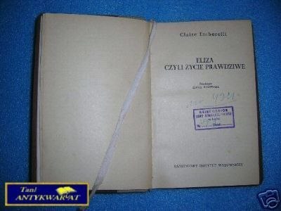 ELIZA, CZYLI ŻYCIE PRAWDZIWE - C. Etcherelli