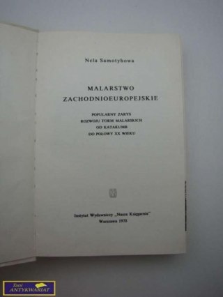 MALARSTWO ZACHODNIO-EUROPEJSKIE Nelaa Samotyhowa