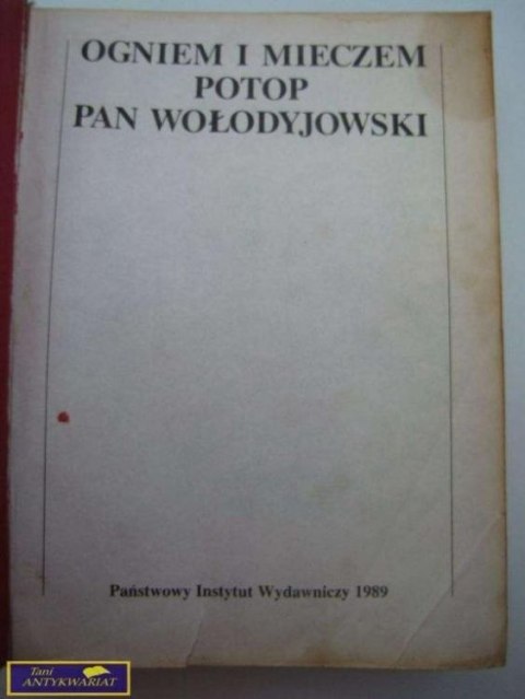 TRYLOGIA - Henryk Sienkiewicz