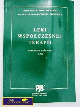 LEKI WSPÓŁCZESNEJ TERAPII LEKI WSPÓŁCZESNEJ TERAPII