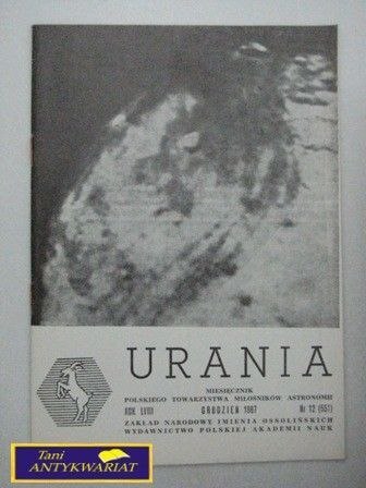 URANIA NR 12 GRUDZIEŃ 1987
