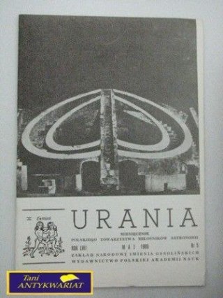 URANIA NR 5 MAJ 1986