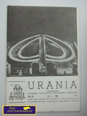 URANIA NR 5 MAJ 1986