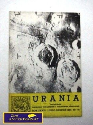 URANIA NR 7/8, LIPIEC/SIERPIEŃ 1965