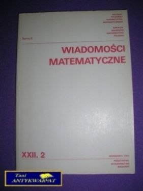 WIADOMOŚCI MATEMATYCZNE - Praca Zbiorowa