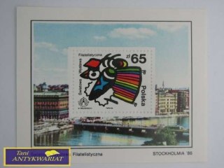 ŚWIATAWA WYSTAWA FILATELISTYCZNA STOCKOLMIA 86