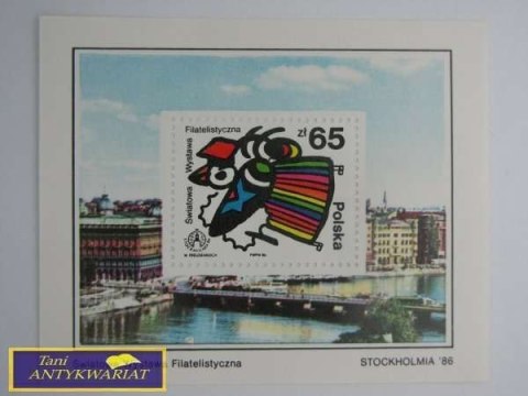 ŚWIATAWA WYSTAWA FILATELISTYCZNA STOCKOLMIA 86