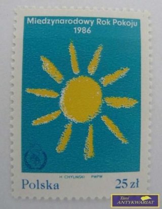 ZNACZEK Międzynarodowy Rok Pokoju 1986