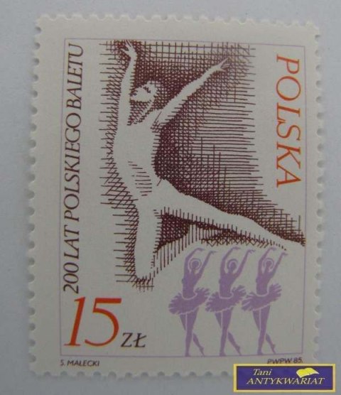 ZNACZEK POCZTOWY 200 LAT POLSKIEGO BALETU