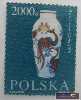 ZNACZEK POCZTOWY WAZON- PORCELANA 1979