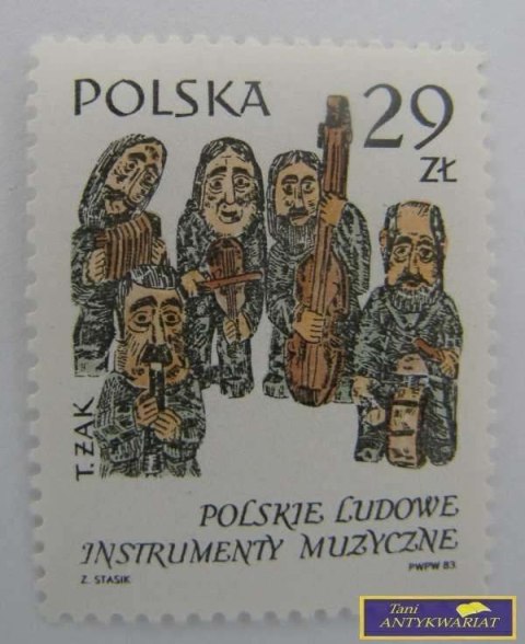 ZNACZEK POLSKIE LUDOWE INSTRUMENTY MUZYCZNE