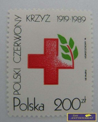 ZNACZEK Polski Czerwony Krzyż 1919-1989