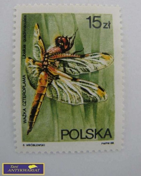 ZNACZEK Ważka Czteroplama