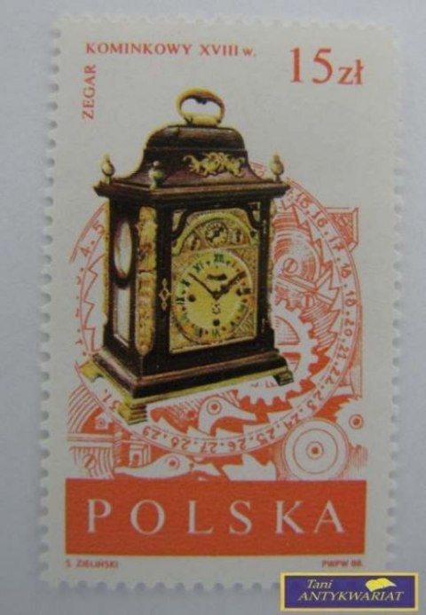 ZNACZEK Zegar kominkowy XVIII w.