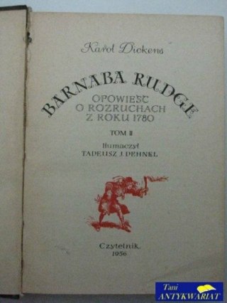 BARNABA RUDGE OPOWIEŚĆ O ROZRUCHACH Z ROKU 1780 TOM II