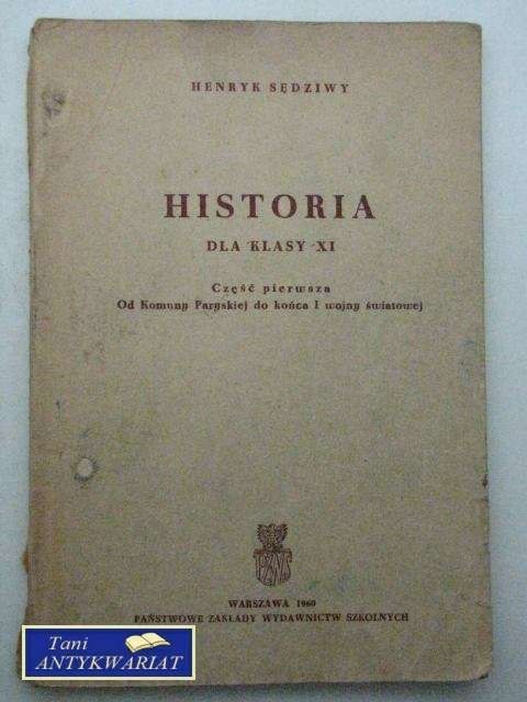 HISTORIA DLA KLASY XI
