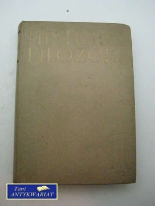 HISTORIA FILOZOFII TOM I