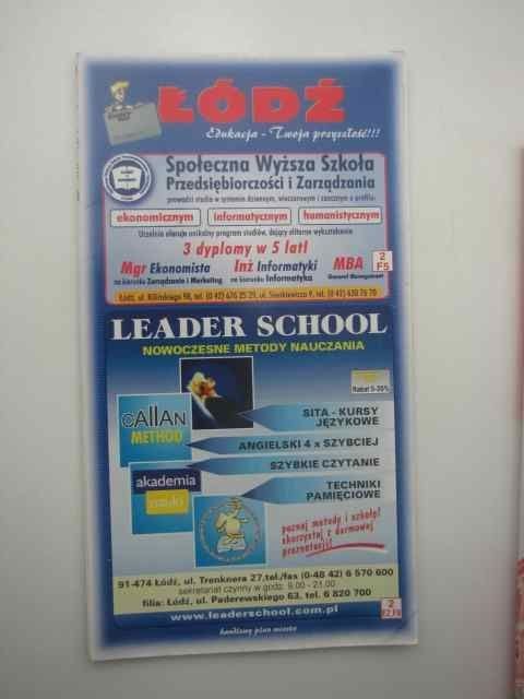 Łódź Plan MIasta
