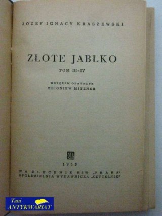 ZŁOTE JABŁKO T. 3-4