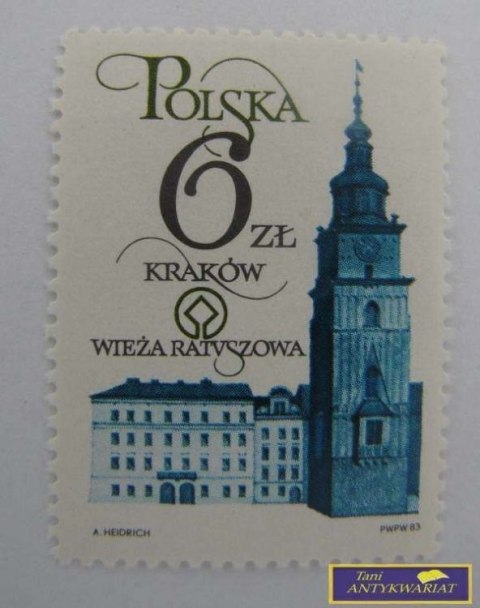 ZNACZEK - KRAKÓW WIEŻA RATUSZOWA