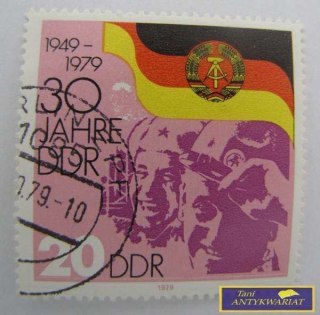 ZNACZEK POCZTOWY - 30 Jahre DDR 20 DDR