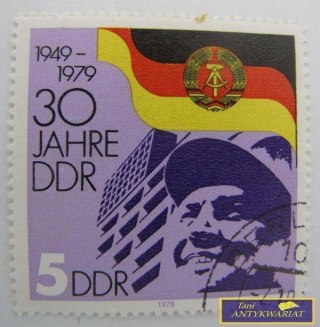 ZNACZEK POCZTOWY - 30 Jahre DDR 5 DDR