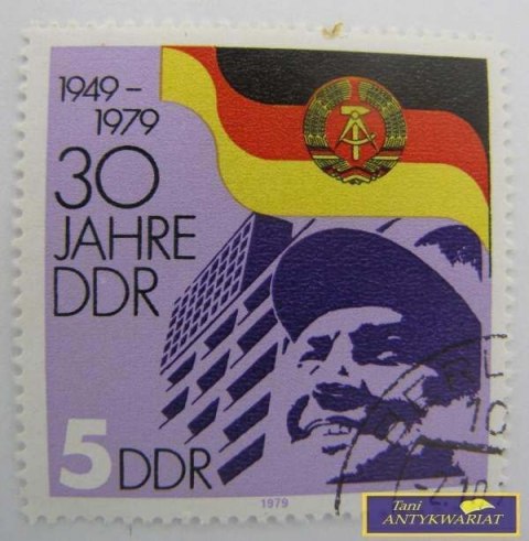 ZNACZEK POCZTOWY - 30 Jahre DDR 5 DDR