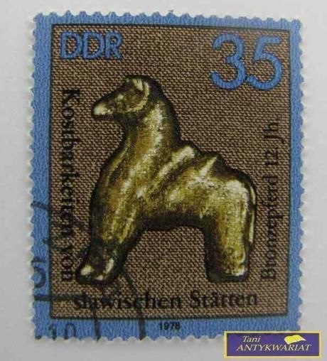 ZNACZEK POCZTOWY - Bronzepferd 12 Jh.