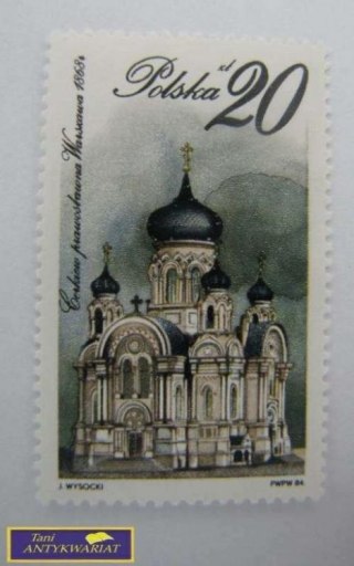 ZNACZEK POCZTOWY-Cerkiew prawosławna 1868 r.