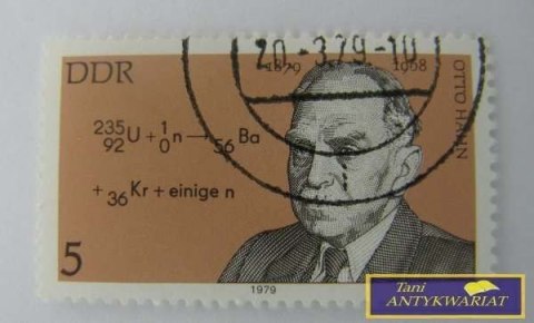 ZNACZEK POCZTOWY - Otto Hahn