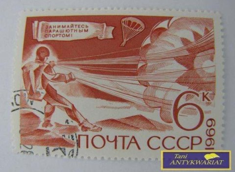 ZNACZEK POCZTOWY - Sporty spadochronowe