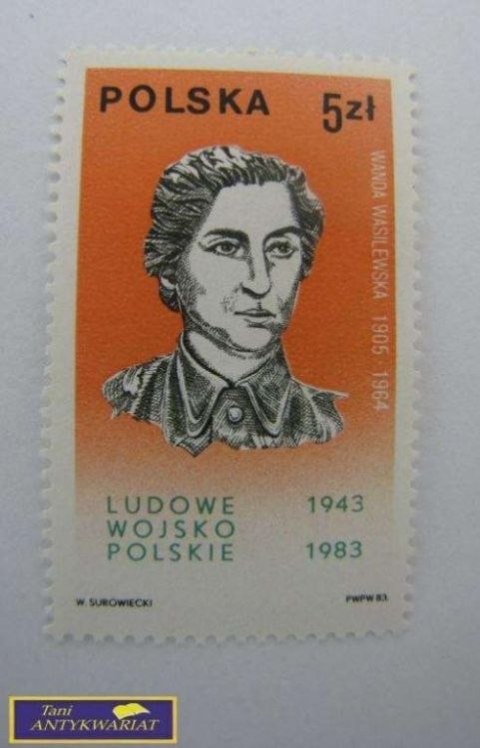 ZNACZEK POCZTOWY-Wanda Wasilewska 1905-1964