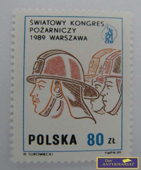 ZNACZEK - ŚWIATOWY KONGRES POŻARNICZY 1989