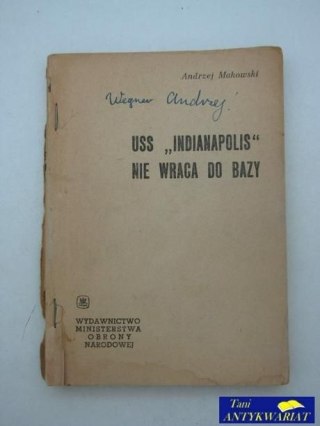 US INDIANAPOLIS NIE WRACA DO BAZY