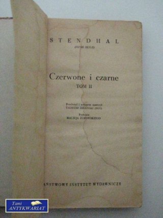 CZERWONE I CZARNE TOM II