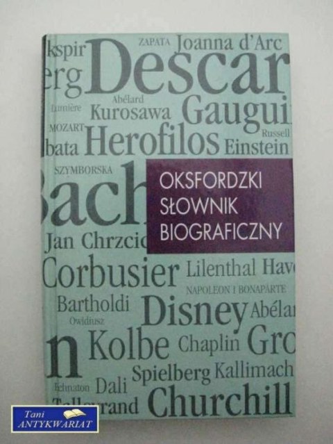OKSFORDZKI SŁOWNIK BIOGRAFICZNY
