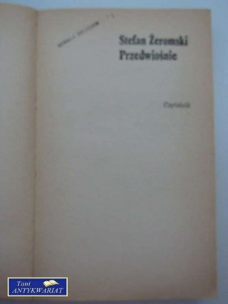 PRZEDWIOŚNIE