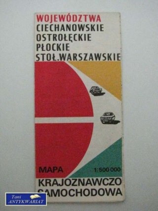 WOJEWÓDZTWA CIECHANOWSKI OSTROŁĘCKIE PŁOCKIE STÓŁ. WARS