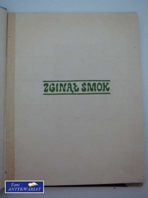 ZGINĄŁ SMOK