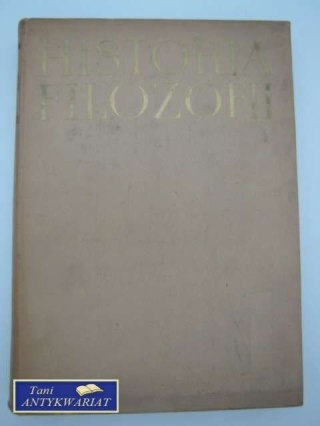HISTORIA FILOZOFII T.I