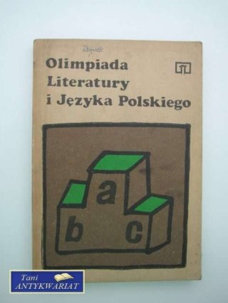 OLIMPIADA LITERATURY I JĘZYKA POLSKIEGO