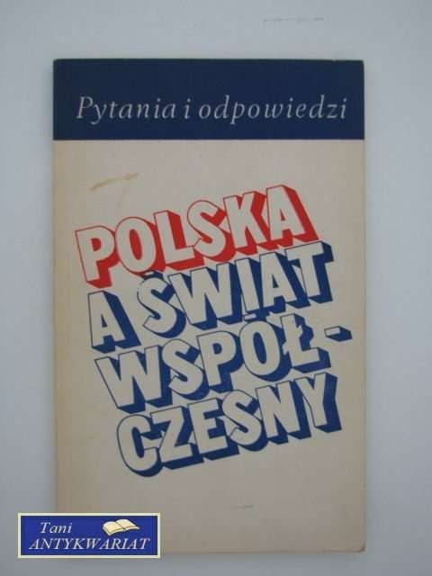POLSKA A ŚWIAT WSPÓŁCZESNY