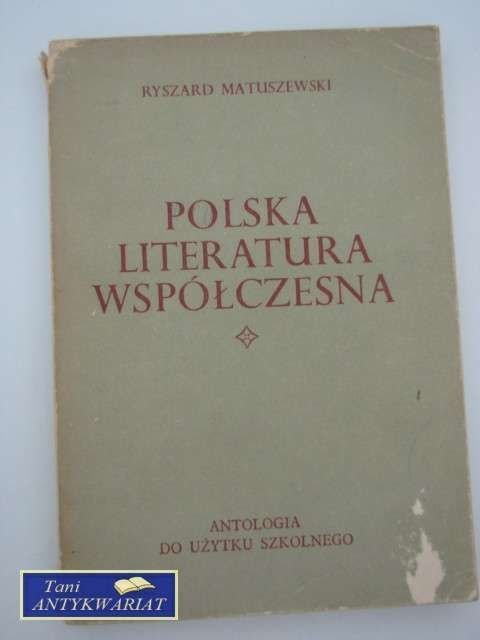 POLSKA LITERATURA WSPÓŁCZESNA