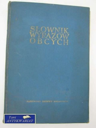 SŁOWNIK WYRAZÓW OBCYCH