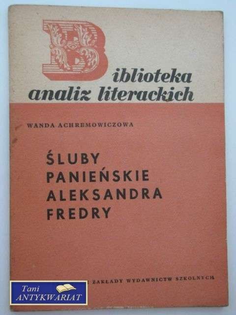 ŚLUBY PANIEŃSKIE ŚLUBY PANIEŃSKIE
