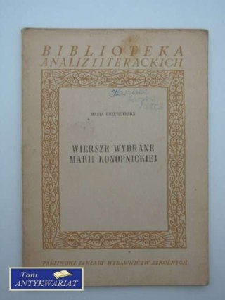 WIERSZE WYBRANE