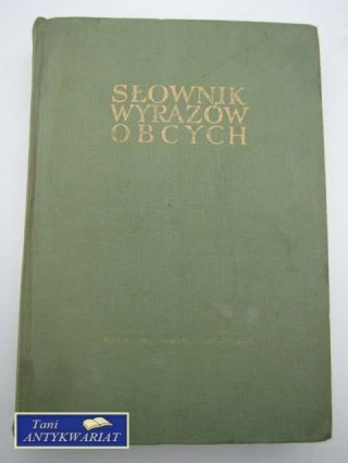 SŁOWNIK WYRAZÓW OBCYCH