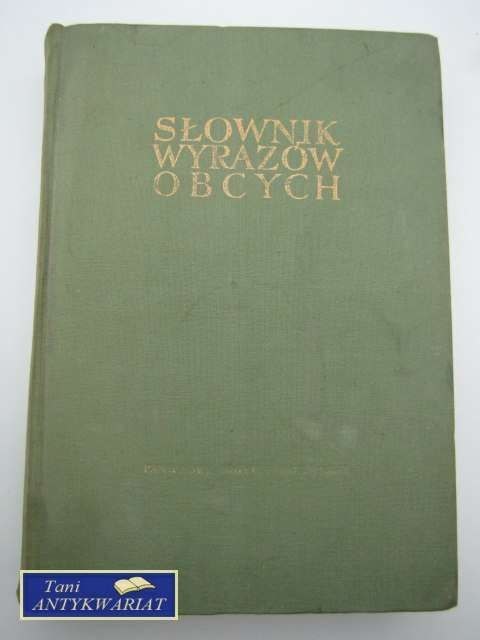 SŁOWNIK WYRAZÓW OBCYCH